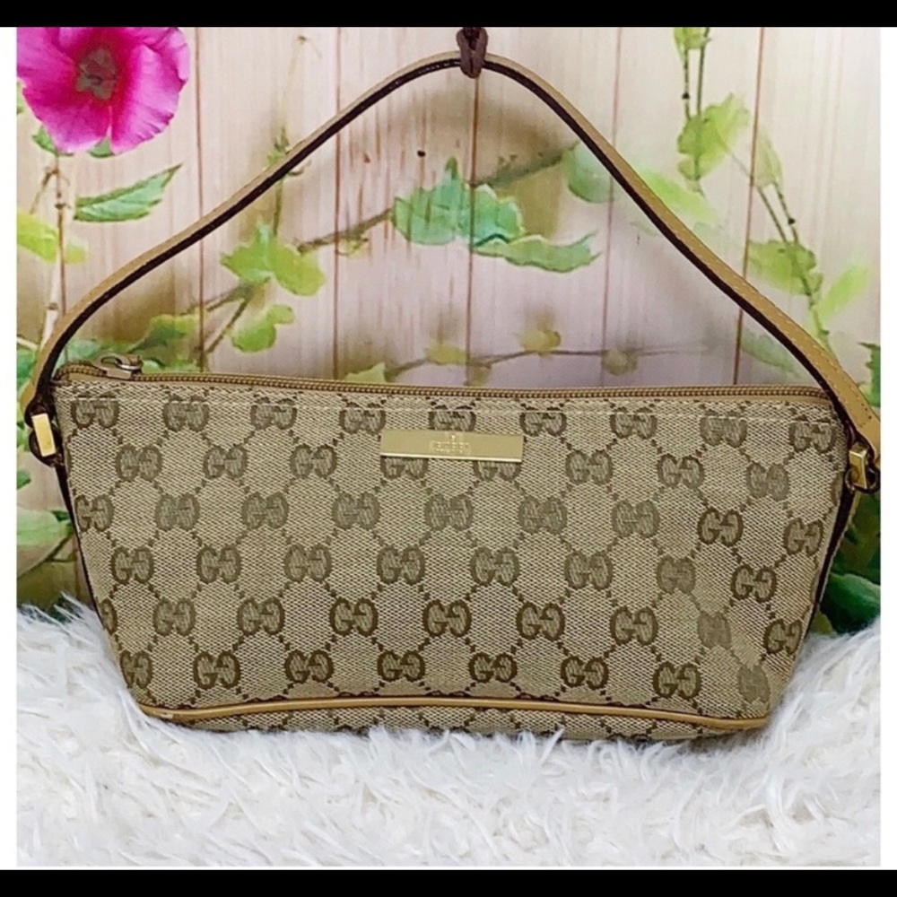 Gucci GG Monogram Pouchette Bag